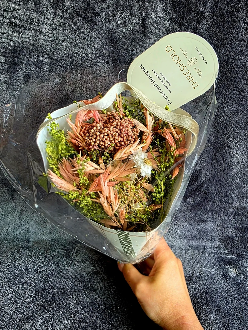 New Threshold Easter 2026 Preserved Bouquet arrangement of dried flowers & grass